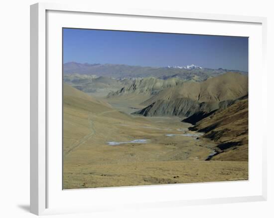 Approach to Mount Everest, Tingri, Tibet, China, Asia-Gavin Hellier-Framed Photographic Print