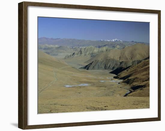 Approach to Mount Everest, Tingri, Tibet, China, Asia-Gavin Hellier-Framed Photographic Print