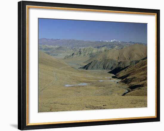 Approach to Mount Everest, Tingri, Tibet, China, Asia-Gavin Hellier-Framed Photographic Print