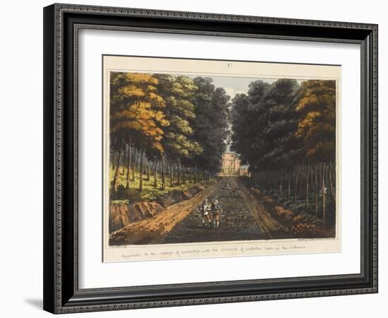 Approach to the Village of Waterloo-James Rouse-Framed Giclee Print