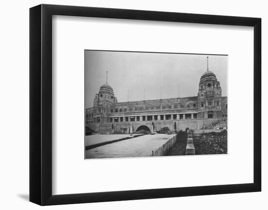 Approach to Wembley Stadium, British Empire Exhibition, London, 1924-Unknown-Framed Photographic Print