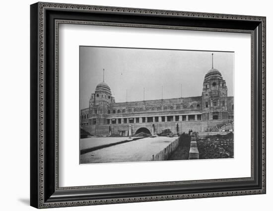 Approach to Wembley Stadium, British Empire Exhibition, London, 1924-Unknown-Framed Photographic Print