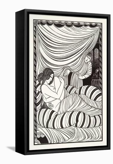 Approaching Dawn, 1927-Eric Gill-Framed Premier Image Canvas