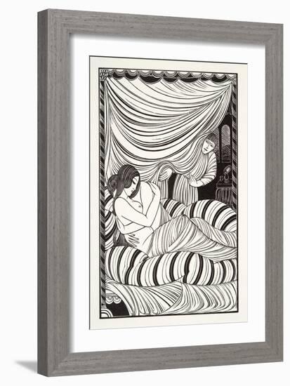 Approaching Dawn, 1927-Eric Gill-Framed Giclee Print