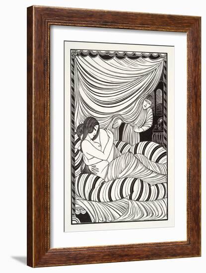 Approaching Dawn, 1927-Eric Gill-Framed Giclee Print