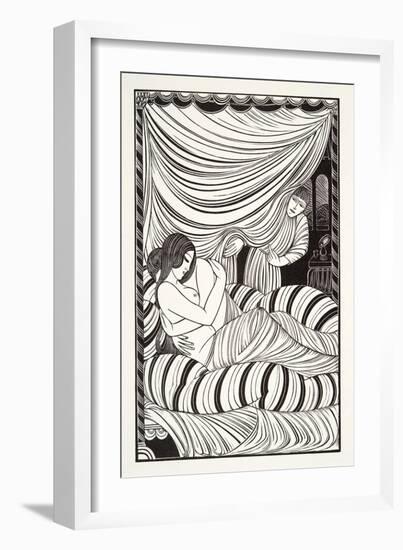 Approaching Dawn, 1927-Eric Gill-Framed Giclee Print