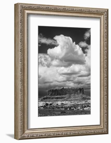 Approaching Rainstorm over Monitor Butte, Colorado Plateau Near Canyonlands National Park-Judith Zimmerman-Framed Photographic Print