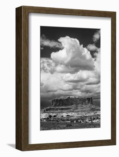 Approaching Rainstorm over Monitor Butte, Colorado Plateau Near Canyonlands National Park-Judith Zimmerman-Framed Photographic Print