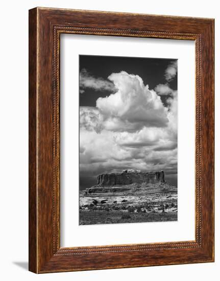 Approaching Rainstorm over Monitor Butte, Colorado Plateau Near Canyonlands National Park-Judith Zimmerman-Framed Photographic Print