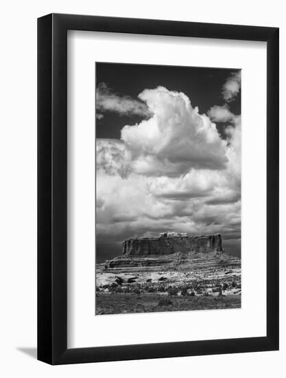 Approaching Rainstorm over Monitor Butte, Colorado Plateau Near Canyonlands National Park-Judith Zimmerman-Framed Photographic Print