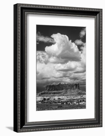 Approaching Rainstorm over Monitor Butte, Colorado Plateau Near Canyonlands National Park-Judith Zimmerman-Framed Photographic Print