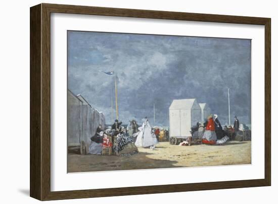 Approaching Storm, 1864-Eugene Louis Boudin-Framed Giclee Print