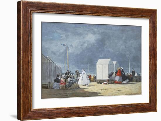 Approaching Storm, 1864-Eugene Louis Boudin-Framed Giclee Print