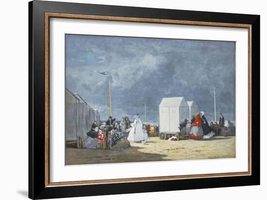 Approaching Storm, 1864-Eugene Louis Boudin-Framed Giclee Print