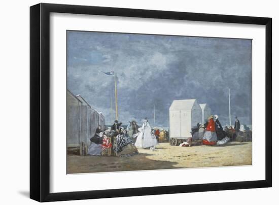 Approaching Storm, 1864-Eugene Louis Boudin-Framed Giclee Print