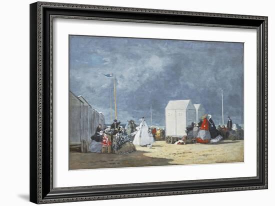 Approaching Storm, 1864-Eugene Louis Boudin-Framed Giclee Print
