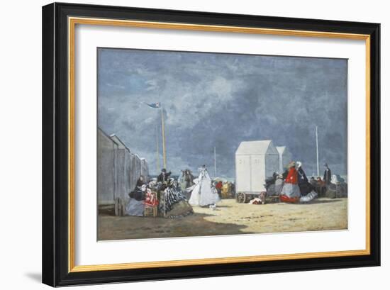 Approaching Storm, 1864-Eugene Louis Boudin-Framed Giclee Print