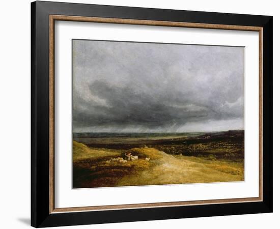 Approaching Storm, C.1820-25-Georges Michel-Framed Giclee Print