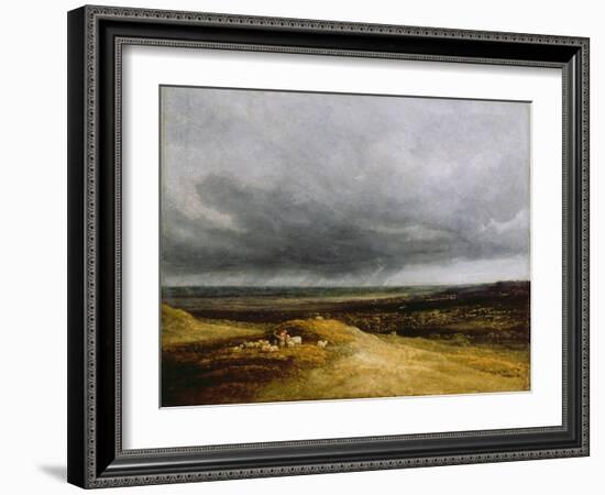 Approaching Storm, C.1820-25-Georges Michel-Framed Giclee Print