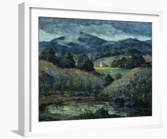 Approaching Storm-Ernest Lawson-Framed Giclee Print