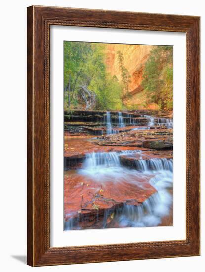 Approaching The Subway in Autumn, Zion National Park-Vincent James-Framed Photographic Print