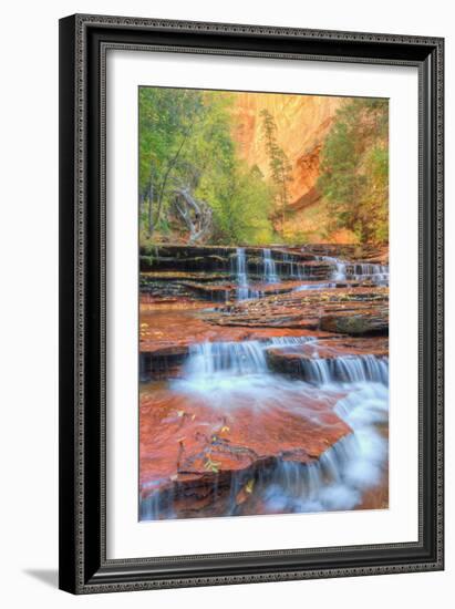 Approaching The Subway in Autumn, Zion National Park-Vincent James-Framed Photographic Print