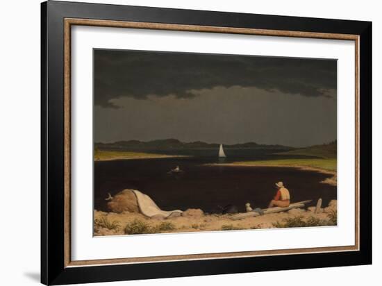 Approaching Thunder Storm, 1859-Martin Johnson Heade-Framed Giclee Print