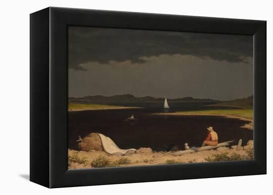 Approaching Thunder Storm, 1859-Martin Johnson Heade-Framed Premier Image Canvas