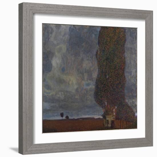 Approaching Thunderstorm (The Large Poplar I), 1903-Gustav Klimt-Framed Giclee Print