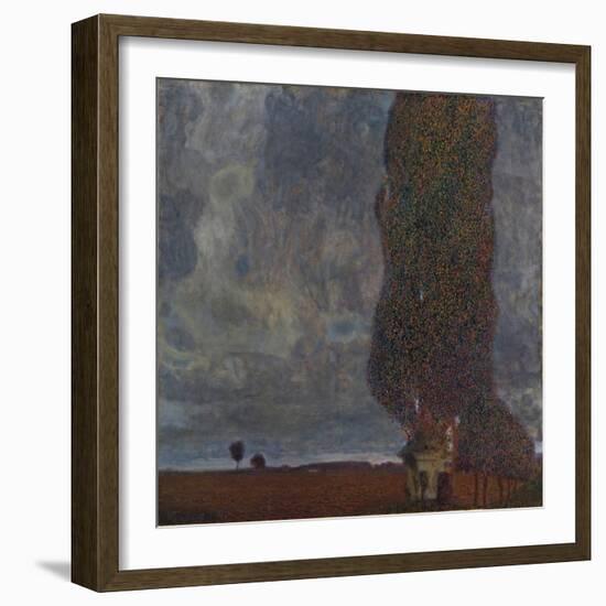 Approaching Thunderstorm (The Large Poplar I), 1903-Gustav Klimt-Framed Giclee Print