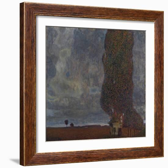 Approaching Thunderstorm (The Large Poplar I), 1903-Gustav Klimt-Framed Giclee Print