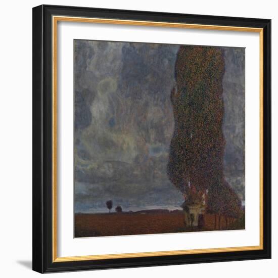 Approaching Thunderstorm (The Large Poplar I), 1903-Gustav Klimt-Framed Giclee Print