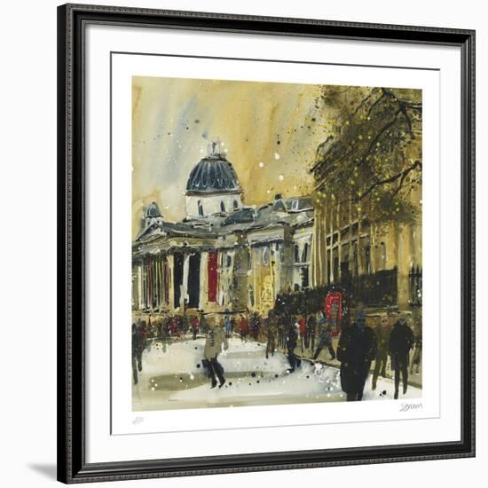 Approaching Trafalgar Square, London-Susan Brown-Framed Collectable Print