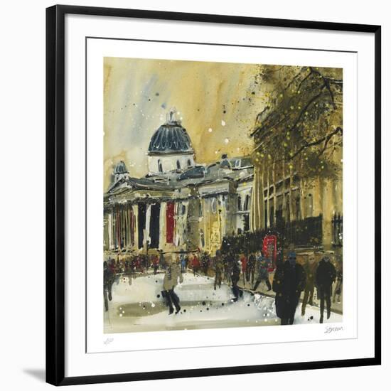 Approaching Trafalgar Square, London-Susan Brown-Framed Collectable Print