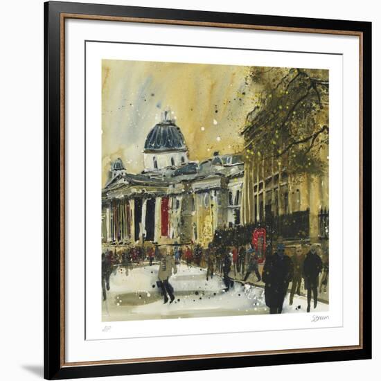 Approaching Trafalgar Square, London-Susan Brown-Framed Collectable Print