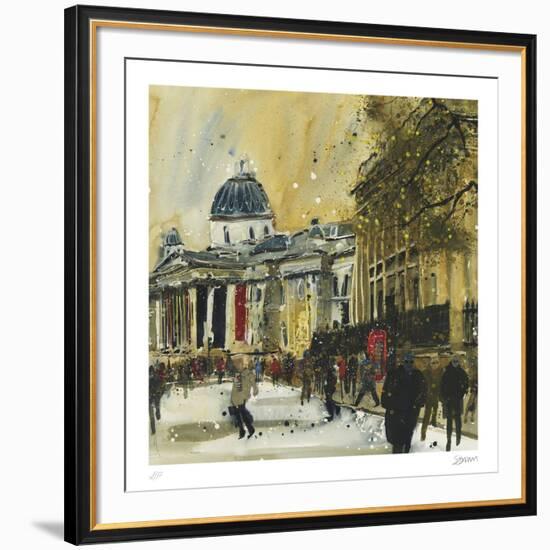 Approaching Trafalgar Square, London-Susan Brown-Framed Collectable Print