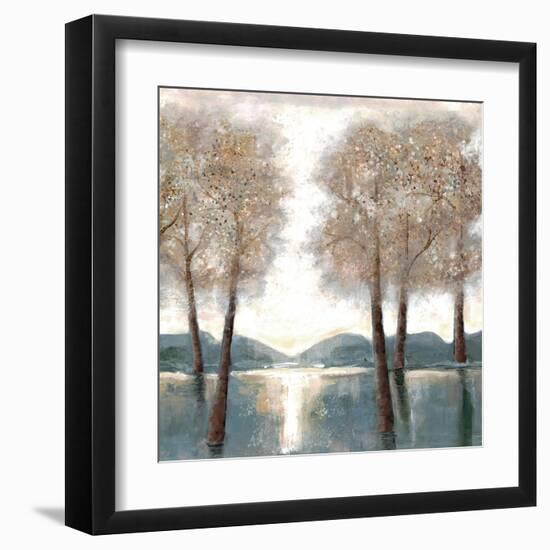 Approaching Woods 2-Doris Charest-Framed Art Print