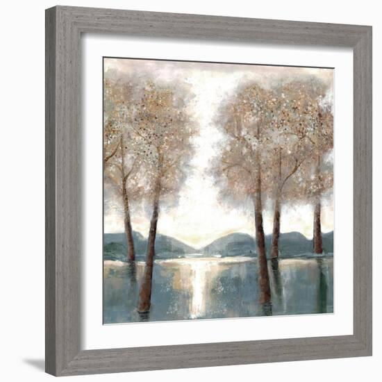 Approaching Woods 2-Doris Charest-Framed Art Print