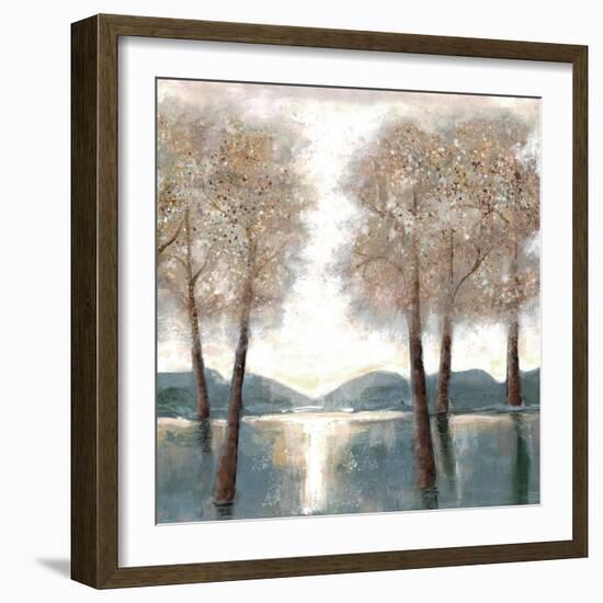 Approaching Woods 2-Doris Charest-Framed Art Print