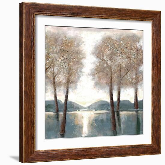 Approaching Woods 2-Doris Charest-Framed Art Print