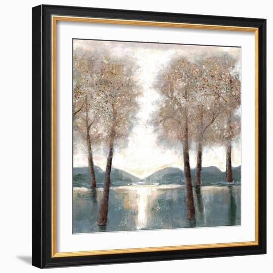 Approaching Woods 2-Doris Charest-Framed Art Print