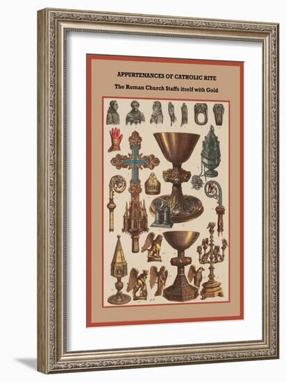 Appurtenances of Catholic Rite-Friedrich Hottenroth-Framed Art Print