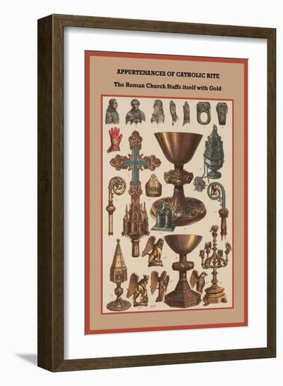 Appurtenances of Catholic Rite-Friedrich Hottenroth-Framed Art Print