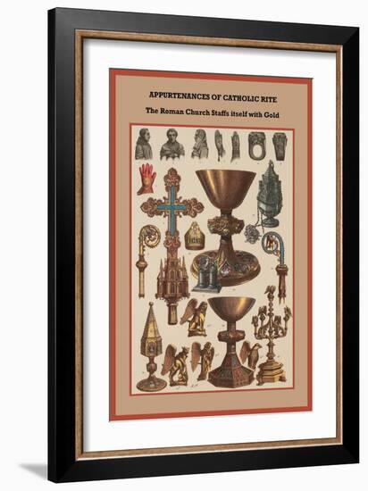 Appurtenances of Catholic Rite-Friedrich Hottenroth-Framed Art Print