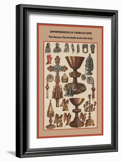 Appurtenances of Catholic Rite-Friedrich Hottenroth-Framed Art Print