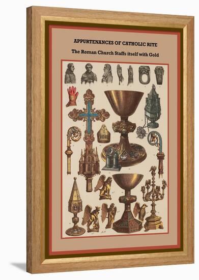 Appurtenances of Catholic Rite-Friedrich Hottenroth-Framed Stretched Canvas