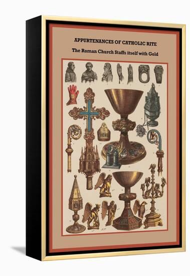 Appurtenances of Catholic Rite-Friedrich Hottenroth-Framed Stretched Canvas