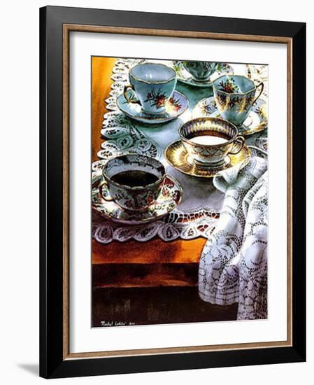 Apres le Bridge-Rachel Labbe-Framed Art Print