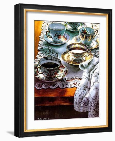 Apres le Bridge-Rachel Labbe-Framed Art Print