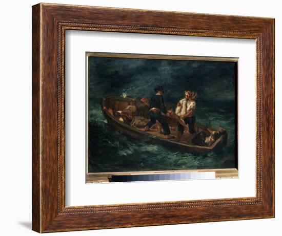 Apres Le Naufrage  (After a Shipwreck) (Aussi Appeles  Naufrages Abandonnes Dans Un Canot ) Les Re-Ferdinand Victor Eugene Delacroix-Framed Giclee Print